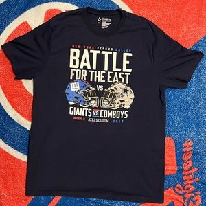 Battle for the East 2018 Dallas Cowboys vs New York Giants ATT stadium TSHIRT